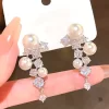 Pearl Ear Drop Earrings Pair