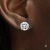 Set Cubic zirconia Stud Earrings