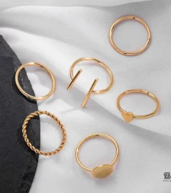 6 Midi Rings