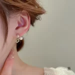 Rose Ear Tops Pair