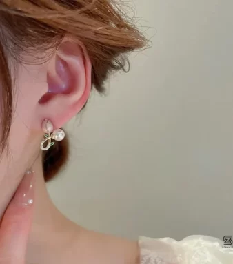 Rose Ear Tops Pair