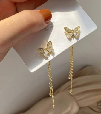 Butterfly Drop Earrings