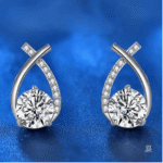 Elegant Teardrop Stud Earrings