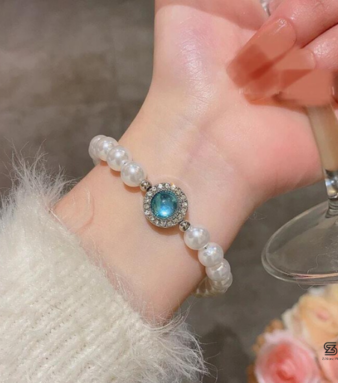 Round Pearl Bracelet Adjustable