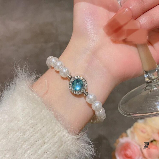 Round Pearl Bracelet Adjustable