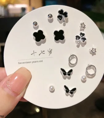 Star/Butterfly/Leaf/Pearl 7 Pair Tops