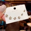 YYZ 3 Stud Pair Of Tops